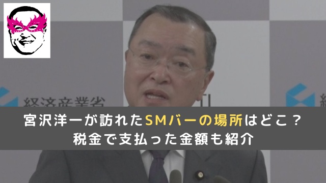 宮沢洋一が訪れたSMバーの場所はどこ？税金で支払った金額も紹介